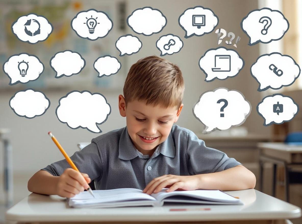 הוסף לילד חיוך קטן ועדין. אל תשנה שום דבר אחר